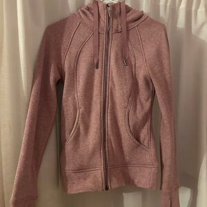 Lululemon pink scuba with fur inside